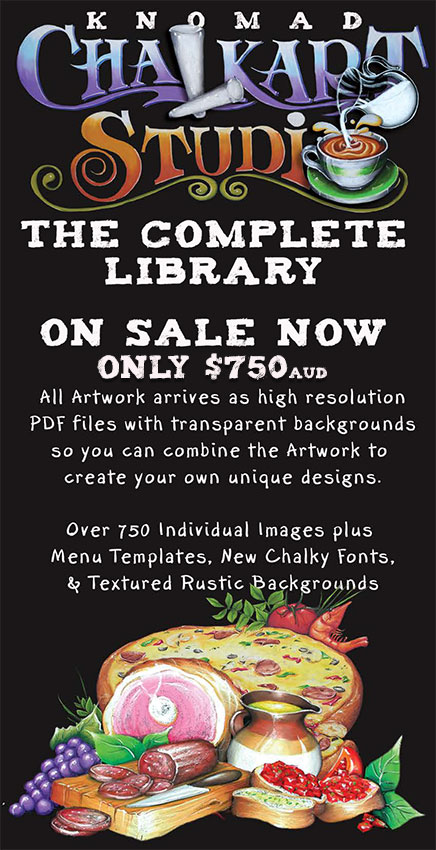 Complete Chalkart Library Reference Card