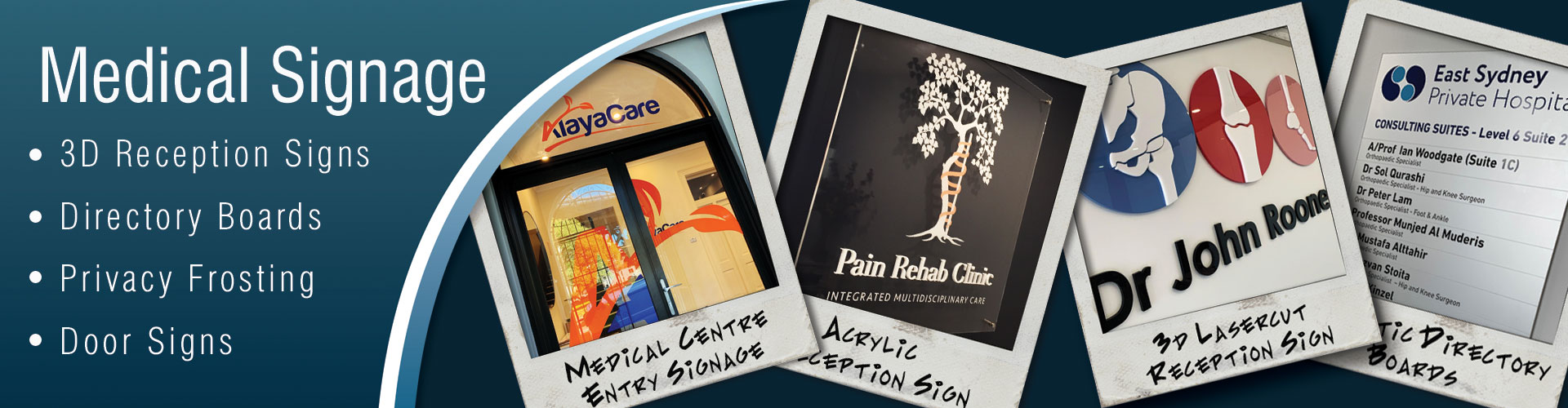 Medical Clinic Signage | Custom Office Signs | Sydney