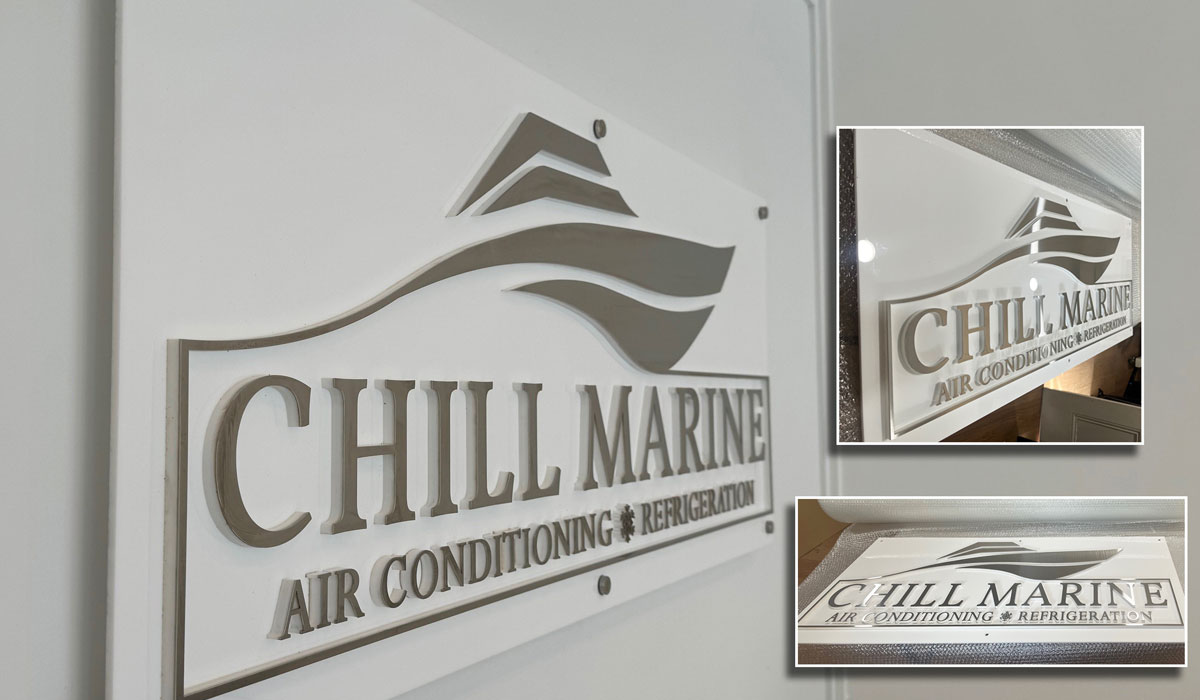 Stainless Steel Reception Sign