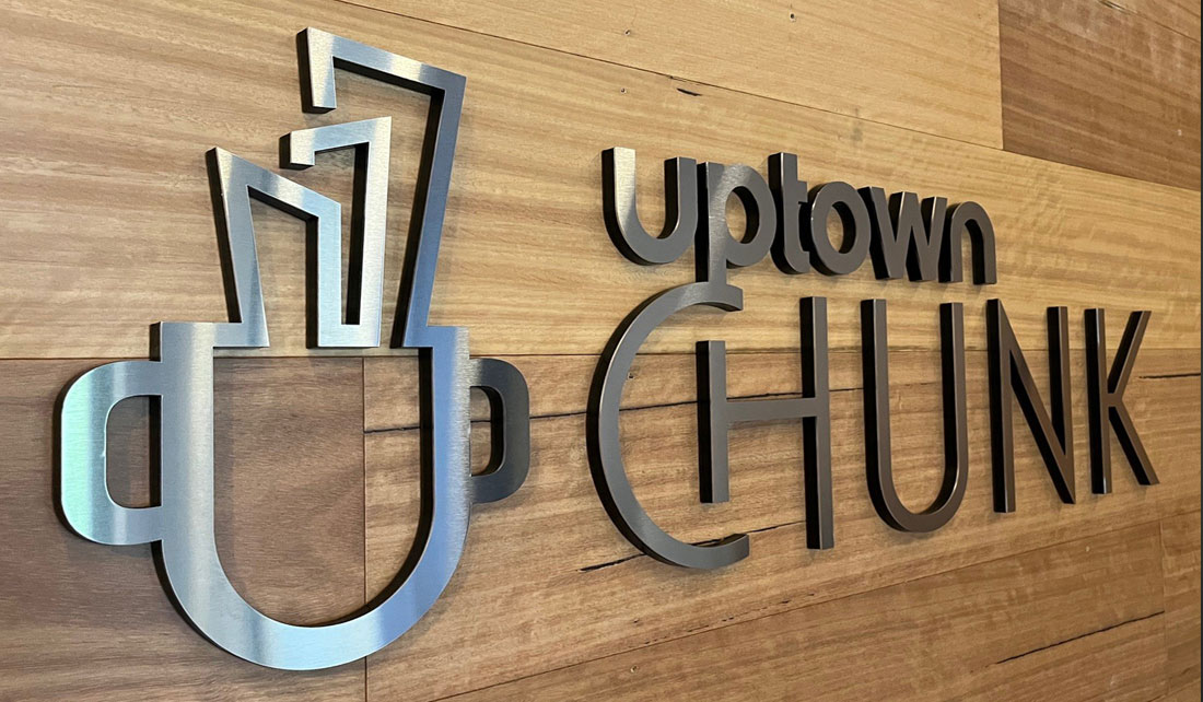 Stainless Steel Shop Sign
